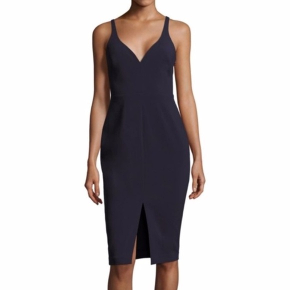 Likely Navy Sweetheart Sheath Dress - Picture 1 of 5